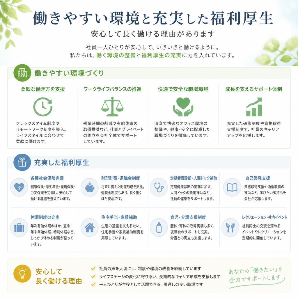 有限会社創建の魅力