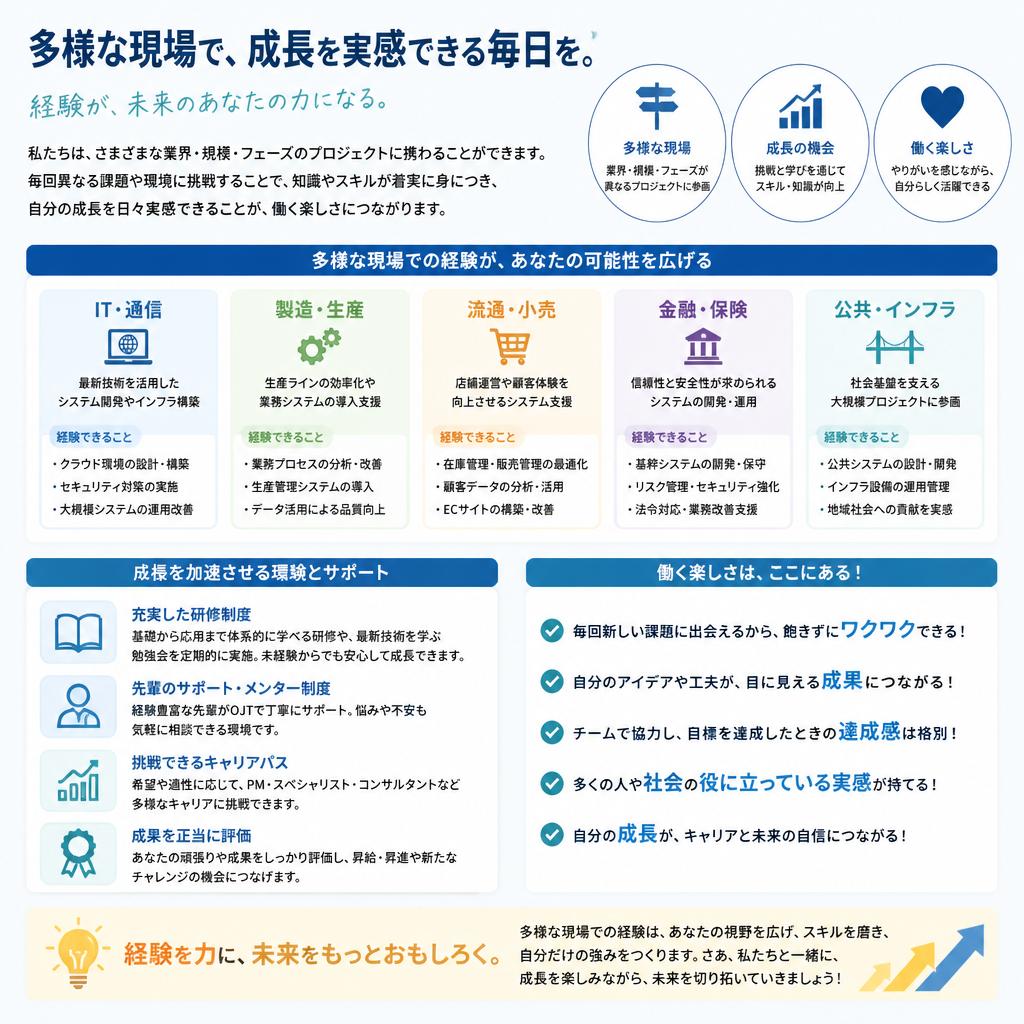 現場の多様性と成長機会