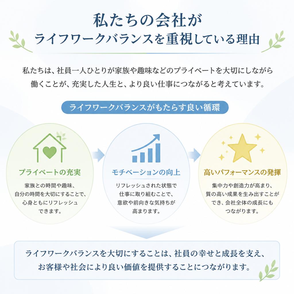 ライフワークバランスの重要性