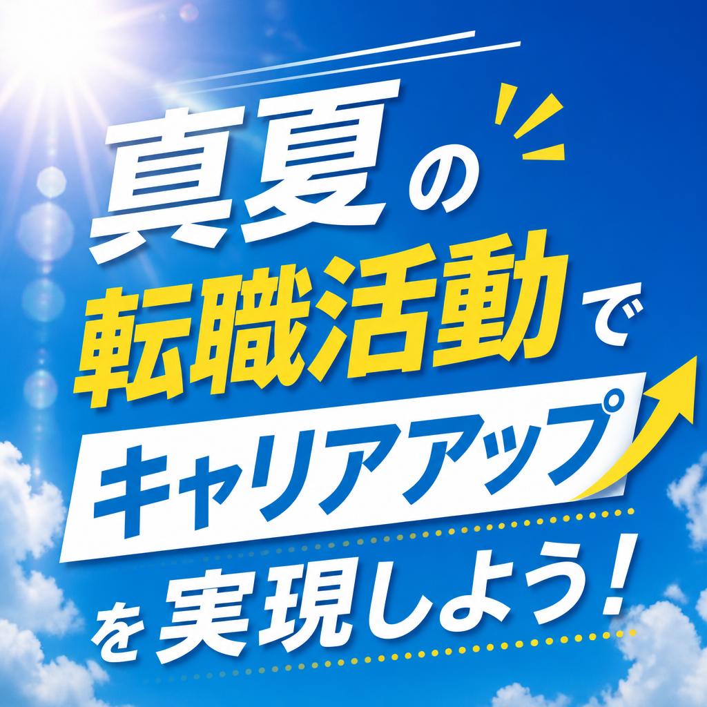 真夏の転職活動でキャリアアップを実現しよう！